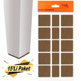 Masa Sandalye Parke Zemin Koruyucu Keçe Yapışkanlı 40 Mm ( 15li Paket)