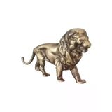 Masa Süsü Biblo Aslan Pirinç Döküm