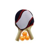 MASA TENİSİ PİNPON RAKET SETİ 2PCS RAKET - 3PCS TOP (5264)