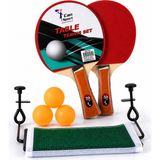 Masa Tenisi Seti 2 Raket 3 Top ve File Dahil Taşınabilir Pinpon Seti