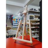 Masa Üstü Çam Ağacından Şövale 49 22cm Ebatı Ayak Açıklığı 19cm