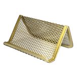 MASA ÜSTÜ LÜX METAL KARTVİZİTLİK (ALTIN)