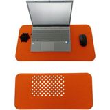 Masa Üstü Mouse Pad ve Bilgisayar Düzenleyici 70X32 cm Antibakteriyel Mat Doğal Keçe Mat Masa Koruyucu Altlık Ofis ve Ev Için Minimalist Tasarım Turuncu - 41 Delft Blue