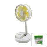 MASA ÜSTÜ VANTİLATÖR USB ŞARJIL KATLANIR FAN=13.6CM - UZAYAN AYAK=11-16CM 180 DERECE TELEFONLUKLU GS-275 (5264)