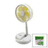 MASA ÜSTÜ VANTİLATÖR USB ŞARJIL KATLANIR FAN=13.6CM - UZAYAN AYAK=11-16CM 180 DERECE TELEFONLUKLU GS