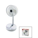 Masa Üstü Vantilatör USB Şarjlı Katlanır Fan=16.4cm - Uzayan AYAK=12.5-19CM 180 Derece Dönebilen Telefonluklu Bwfn-11 (4887) - Renkli