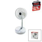 Masa Üstü Vantilatör Usb Şarjlı Katlanır Fan=16.4Cm - Uzayan Ayak=12.5-19Cm 180 Derece Dönebilen Telefonluklu Bwfn-11 (5570)