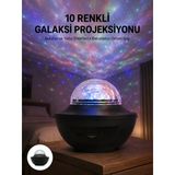 Masa Ve Gece Lambası Renkli Projektör Işıklı Disko Topu Bluetooth Hoparlör Diğer