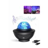 Masa Ve Gece Lambası Renkli Projektör Işıklı Disko Topu Bluetooth Hoparlör Mir12500626