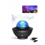 Masa Ve Gece Lambası Renkli Projektör Işıklı Disko Topu Bluetooth Hoparlör P201757s5240