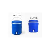 Masaf Home Soğuk Su Termosu Kamp Termosu Uzun Soğuk Tutma Outdoor Termos 14 ve 6 Litre 38X29 28x22 2'Li Set