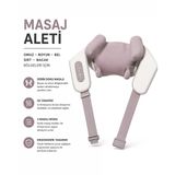 Masaj Aleti Isıtmalı Titreşimli Omuz Boyun Bel Sırt Bacak Kalf 3 Masaj Modu Isı Terapisi 1200 Mah Taşınabilir Şarjlı Masaj Cihazı 1.4 Kg