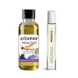 Masaj Fantezi Ekstra Kayganlık Islaklık Veren Yağ 50 ml Lavanta Kokulu Ve Kadın İksiri Parfümü