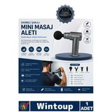 #Masaj Fit Pro Darbeli Şarjlı Mini Masaj Aleti Type C Şarjlı 6 Kademeli Sessiz Sporcu Masaj Cihazı