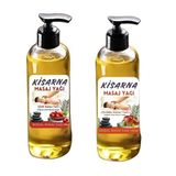Masaj Yağı Seti 2 Li Büyük Boy Fantezi Yağları 150 Ml Çilek Kokulu Ve 150 Ml Jojaba Aromalı