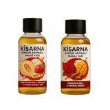 Masaj Yağı Ve Kayganlaştırıcı Beraber Tek Üründe Çilek Kavun Jojaba karışık aromalı ve Mango Gül Sandal Ağacı karışık kokulu 2li masaj yağı seti hediyeli