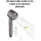 Masajlı Duş Başlığı - Gri