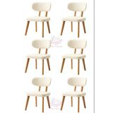 Masal Ahşap Gürgen Sandalye 6 Lı Set Cafe,Restaurant,Mutfak,Salon,Yemek Odası Sandalyesi