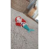 Masal Gurumi Amigurumi Oyuncak Deniz Kızı Örgü Organik Oyuncak Uyku Arkadaşı - Çok Renkli