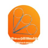 Masal Örgü Evi Çelik Telli Misinalı Örgü Şişi Seti 60 Cm 3-3.5 Ve 4 Numara