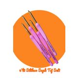 Masal Örgü Evi Shuma Silikon Saplı Tığ Seti 2,2 Mm-2,5 Mm-3 Mm-3,5 Mm