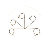 Masal Örgü Evi Stoplu Çelik Telli Misinalı Tunus (Gagalı Şiş) Örgü Şişi 80 cm 5 Numara Bir Arada 2,5 mm-3 mm-3,5 mm -4 mm - 4,5 mm