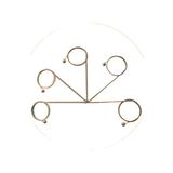 Masal Örgü Evi Stoplu Çelik Telli Misinalı Tunus (Gagalı Şiş) Örgü Şişi 80 cm 5 Numara Bir Arada 2,5 mm-3 mm-3,5 mm -4 mm - 4,5 mm