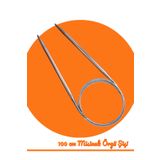 Masal Örgü Evi Sultan / Yabalı Çelik Telli Misinalı 100 Cm Örgü Şişi