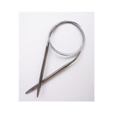 Masal Örgü Evi Sultan / Yabalı Çelik Telli Misinalı 60 Cm No:6.00 Mm Örgü Şişi