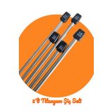 Masal Örgü Evi Sultan/yabalı 5'li Titanyum Örgü Şişi Seti 35 Cm 3-3,5-4-4,5-5 Numara