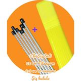 Masal Örgü Evi Sultan/yabalı Şiş Kutulu 3'lü Titanyum Örgü Şişi Seti 35 Cm 8-9 Ve 10 Numara