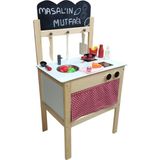 Masal Oyuncak Eko Ahşap Mutfak Seti 5 - 7 Yaş Arası Çocuklar İçin Eğlenceli Oyun