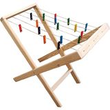 Masal Oyuncak Montessori Ahşap Çamaşır Askısı + Mandal