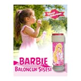 Masal Şekerleme Barbie Temalı Köpük Baloncuk Oyuncağı Bubble Gun | Parti Hediyelik Şişesi