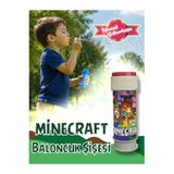 Masal Şekerleme Minecraft Temalı Köpük Baloncuk Oyuncağı Bubble Gun | Parti Hediyelik Şişesi
