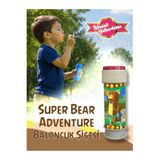 Masal Şekerleme Super Bear Adventure Temalı Köpük Baloncuk Oyuncağı Bubble Gun | Parti Hediyelik Şişesi