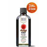 Masala Hint Yağı 100 Ml. Cam Şişe - Saf Ve Katkısız (CASTOR OİL) - Soğuk Pres