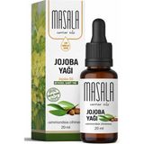 Masala Jojoba Yağı 20 ml Soğuk Pres %100 Saf Bitkisel Sabit Yağ Hafif Yapılı