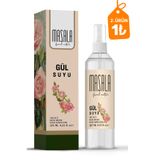 Masala Saf Gül Suyu 125 Ml Doğal Yağlı Hidrosol - Tonik Rose Floral Water Hydrosol Tonic