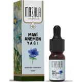 Masala Saf Mavi Anemon Yağı 5 ml – %100 Doğal Blue Anemone Essential Oil, Distilasyon