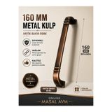MASALL Antik köprü ( 160 mm ) metal ve vidalı şifonyer, komidin, mutfak Dolabı, vestiyer, konsol