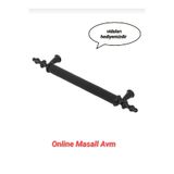 MASALL Raşel Kulp 1 Adet Plastik Kulp ( 96mm) Komidin ,dolap, Şifonyer,mutfak Dolabı Vestiyer