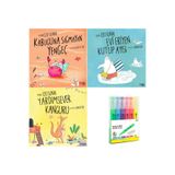 Masalperest Kabuğuna Sığmayan Yengeç+Evi Eriyen Kutup Ayısı+Yardımsever Kanguru/3 Kitap SET(KALEM SET HD)