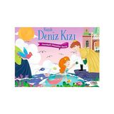 Masalperest Küçük Deniz Kızı (Ciltli): Hareketli Masallar Serisi + Çocuklar Için Boyama: Mandala: Kopar, Boya, Sergile + 1 Kitap Set