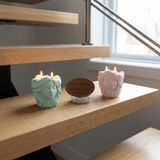 Masanızdaki Sanat Eseri, Kişiselleştirilebilir İsim ve Not Yazılı Size Özel Dekoratif Mum Seti