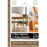 #Masapabucu Silikon Mobilya Koruyucu Sandalye Çizik Önleyici Gürültü Kesici Pabuç Ayak Kılıf 12 Adet
