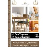 #Masapabucu Silikon Mobilya Koruyucu Sandalye Çizik Önleyici Gürültü Kesici Pabuç Ayak Kılıf 12 Adet