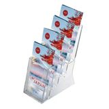 Masaüstü Broşürlük 4 Katlı 1/3 A4 (10,5X21cm)