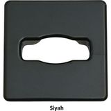 Masaüstü Kablo Kanalı Deliği Kapağı, Kare, Siyah 6 cm - 1 Adet