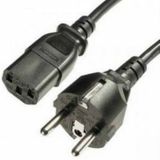 Masaüstü Kasa Power Güç Kablosu Monitör Kablosu 0.75mm 1.8 Metre